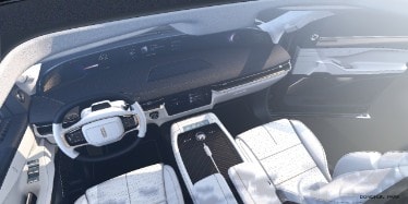 2025 Lincoln Navigator Interior Sketch